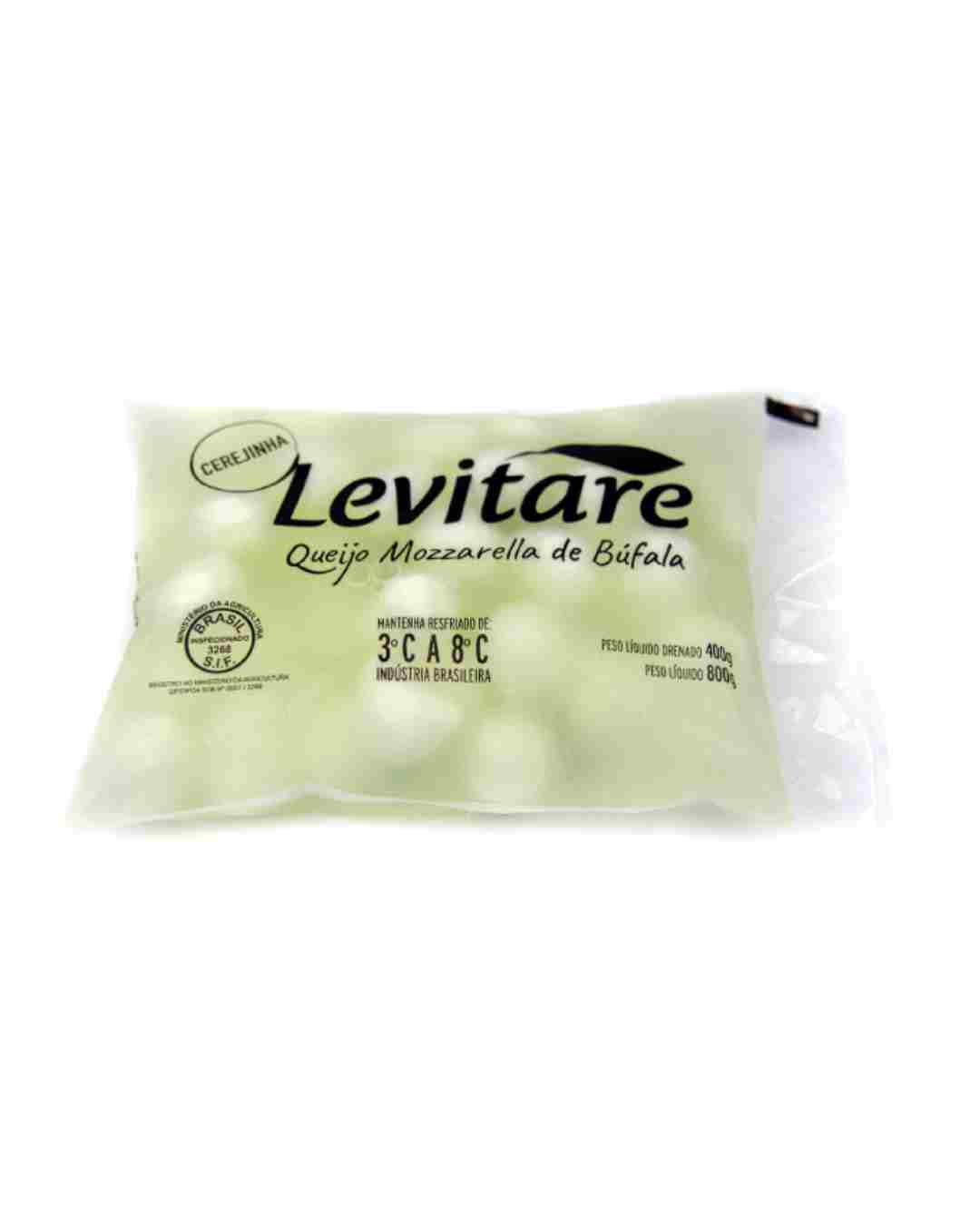 Mozzarella de Bufala Soro Cerejinha Levitare 400g